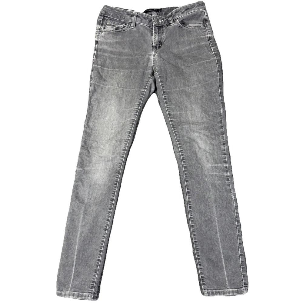 prAna Kara Jeans Womens 4/27 Blue Organic Cotton Stretch Slim Straight W43192102